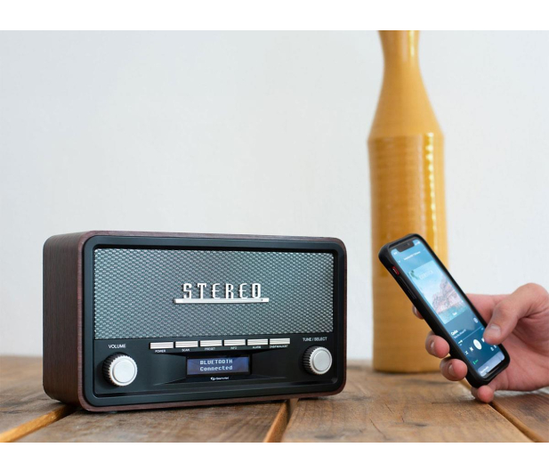 Denver Radio retro DAB+/FM Denver DAB-18 dark wood - 1535076 - zdjęcie 6